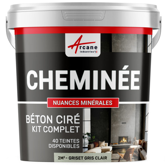Gewaxt Beton Kit voor Schoorstenen