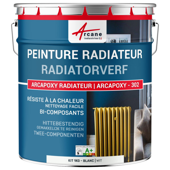 Verf voor radiator / verwarming - 1 kg (tot 5 m² in 2 lagen)