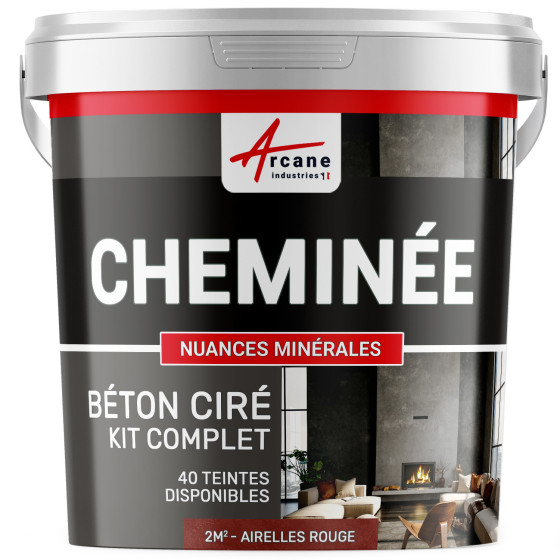 Gewaxt Beton Kit voor Schoorstenen