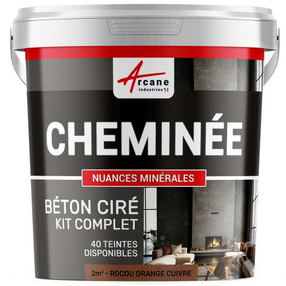 Gewaxt Beton Kit voor Schoorstenen