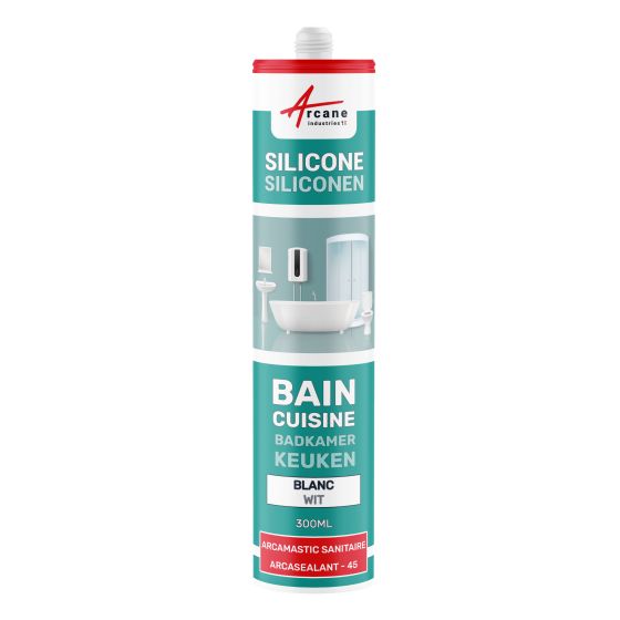 Voegkit voor badkamer: Siliconenkit voor douche, bad, wastafel - ARCASEALANT -45