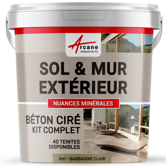 KITBETON CIRE BUITEN - beton cire voor buiten voor vloer, muur, terras, balkon, trap