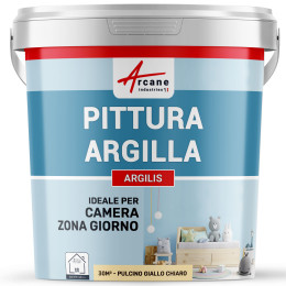 Pittura gialla argilla naturale decorazione camera bambini - ARGILIS