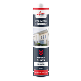 Masilla Polímero Híbrido para Fisuras y Juntas ARCAMASTIC JUNTA Y COLA Blanco  290 ml x 1