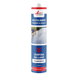 Masilla para juntas y sellado de paredes y suelos ARCAMASTIC POLÍMERO Transparente 290 ml x 1