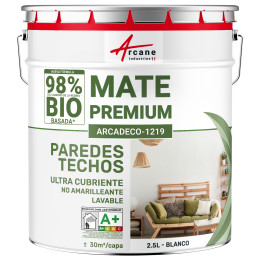 ARCADÉCO BIOSOURCÉ MATE - Blanc - 2.5 L