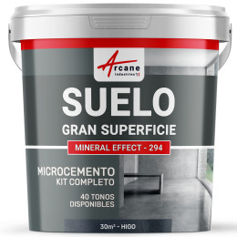 KIT DE MICROCEMENTO PARA SUELO DE GRAN SUPERFICIE ALTA PROTECCIÓN - Higo - 30 m² (en 2 capas)