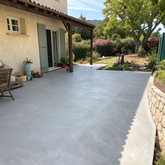 KITBETON CIRE BUITEN - beton cire voor buiten voor vloer, muur, terras, balkon, trap