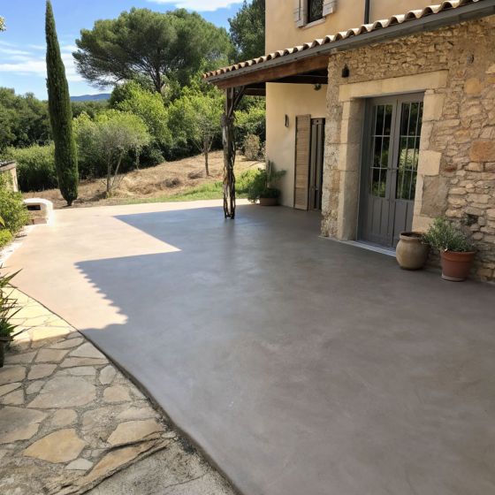 KITBETON CIRE BUITEN - beton cire voor buiten voor vloer, muur, terras, balkon, trap