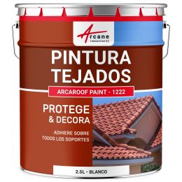 Pintura para Techos y Tejas: ARCAROOF PAINT - 1222 - Blanco 2.5L