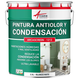 Pintura anticondensación y antimoho para paredes húmedas ARCASCREEN - 1212