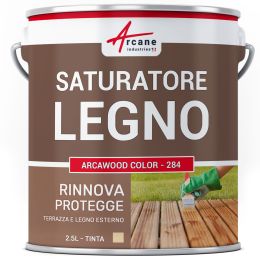 ARCAWOOD COLOR - 284 2.5 L (fino a 12.5 m²) Naturale - Incolore