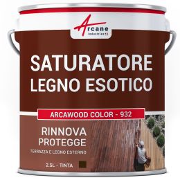 Saturatore quercia scura per legno esotico, Saturatore per legno da esterno | Arcane Maison Etanche