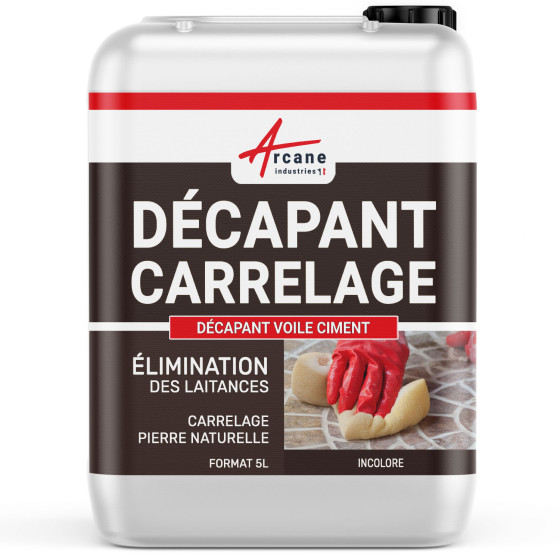 Décapant voile de ciment et laitance carrelage