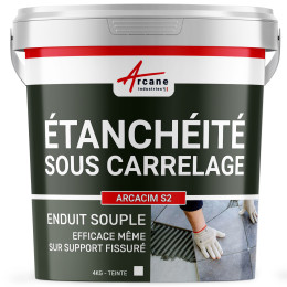 Enduit d'imperméabilisation sous carrelage : ARCACIM S2