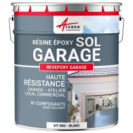 Résine sol garage - Peinture époxy sol : REVEPOXY GARAGE