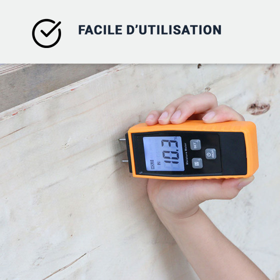 Vochtmeter, vochtigheidstester voor beton, pleister, mortel