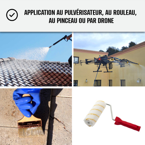 Produit nettoyant toiture rapide et puissant : NET'TOIT