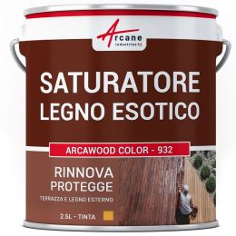 ARCAWOOD COLOR - 932 2.5 L (fino a 12.5 m²) Rovere Dorato Tinta Gialla