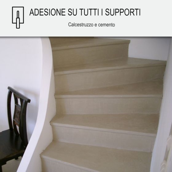 Kit Completo Beton Cerato per Scale 10 m²  Anatra Grigio Bluastro