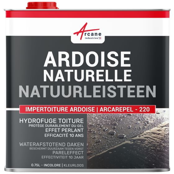Waterafstotend kleurloos impregneermiddel voor leien dak: ARCAREPEL -220