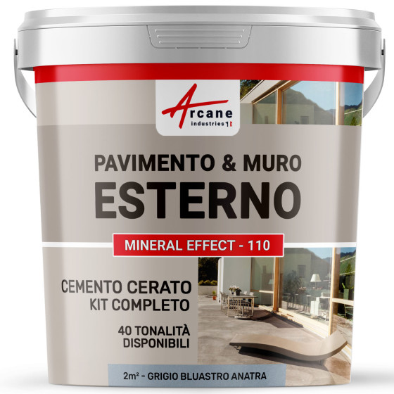 KIT  BETON CIRE BUITEN - beton cire voor buiten voor vloer, muur, terras, balkon, trap