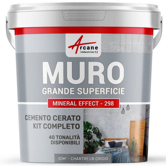 KIT BETON CIRE VOOR GROTE OPPERVLAKKEN - Speciaal Beton Cire voor Muren