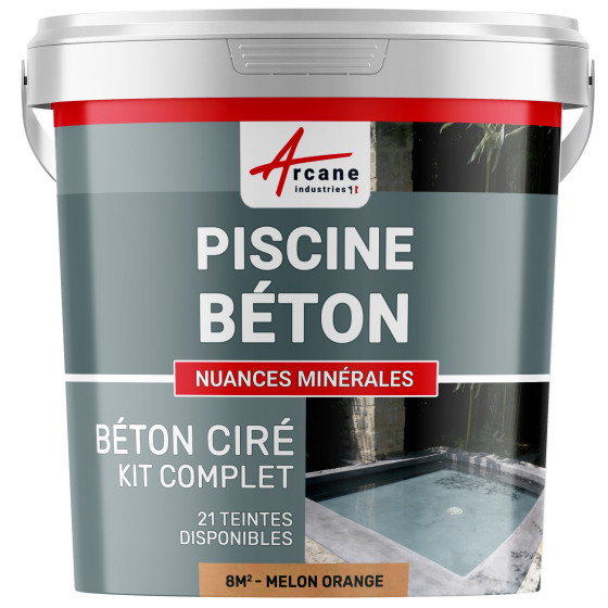 Gewaxt Beton Kit voor Betonnen Zwembaden - Waterdichte Coating met Hoge Weerstand voor ZWEMBADEN