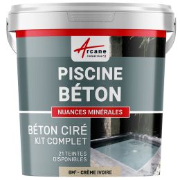 Gewaxt Beton Kit voor Betonnen Zwembaden - Waterdichte Coating met Hoge Weerstand voor ZWEMBADEN